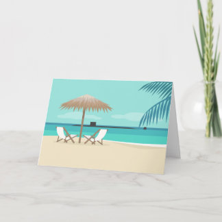 ビーチ日潜水艦ノートカード カード