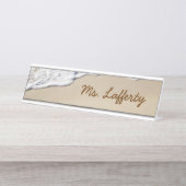 ビーチ日 デスクネームプレート (正面)