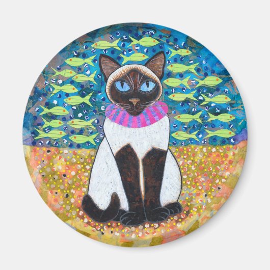 ビーチ日 マグネット (正面)