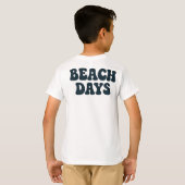 ビーチ日Tシャツ Tシャツ (裏面フル)