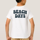 ビーチ日Tシャツ Tシャツ (裏面)