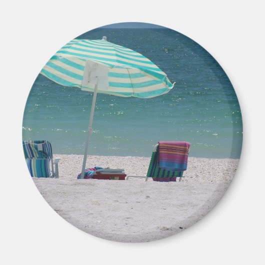 ビーチ時間が近い マグネット (正面)