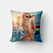 ビーチ時間のベビー クッション (正面)