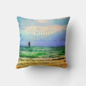 ビーチ時間装飾用クッション クッション (裏面)