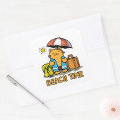 ビーチ時間1 スクエアシール (封筒)