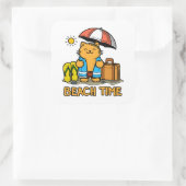 ビーチ時間1 スクエアシール (バッグ)