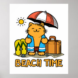 ビーチ時間1 ポスター