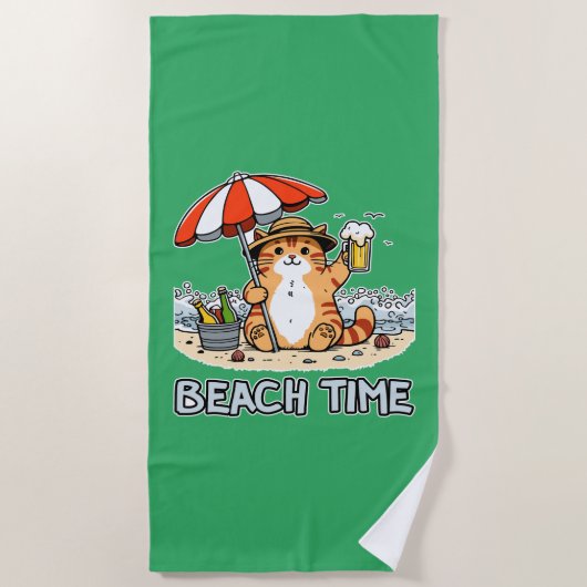 ビーチ時間2 ビーチタオル (正面)