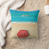 ビーチ時間！ クッション (ブランケット)