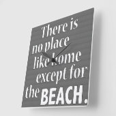 ビーチ時間 スクエア壁時計 (傾斜)