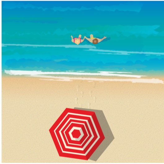 ビーチ時間！ トートバッグ