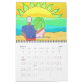 ビーチ暦 カレンダー (3月 2026)