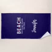 ビーチ最高のからの脱出 ビーチタオル (正面)