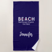 ビーチ最高のからの脱出 ビーチタオル (正面)