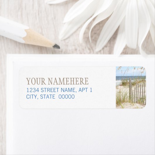 ビーチ柵 ラベル (インサイチュ)