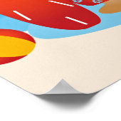 ビーチ格言アートポスター ポスター (角)