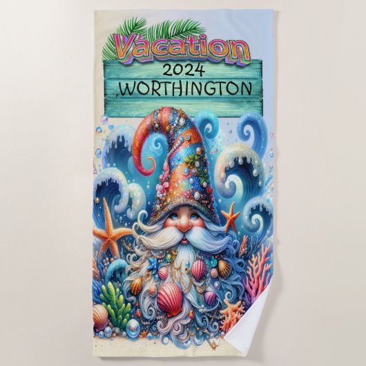 ビーチ格言ビーチタオル ビーチタオル (正面)