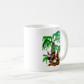 ビーチ格言マグ コーヒーマグカップ (正面右)