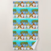 ビーチ格言 ビーチタオル (正面)