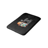 ビーチ格言No Cookieトロピカル バスマット (アングル)