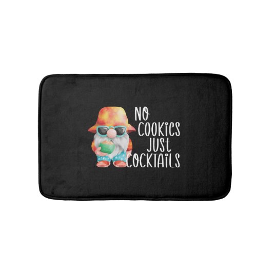 ビーチ格言No Cookieトロピカル バスマット (正面)