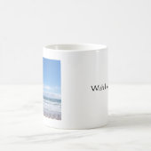 ビーチ椅子があなたを待つ コーヒーマグカップ (中央)