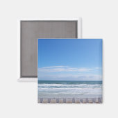 ビーチ椅子があなたを待つ マグネット (正面/裏面)