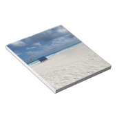 ビーチ椅子が待つ ノートパッド (アングル)