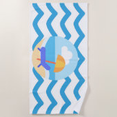 ビーチ椅子ビーチタオル ビーチタオル (正面)