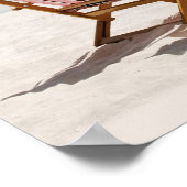 ビーチ椅子ポスター ポスター (角)