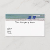 ビーチ椅子名刺 名刺 (正面)