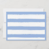 ビーチ椅子退職招待状 招待状 (裏面)