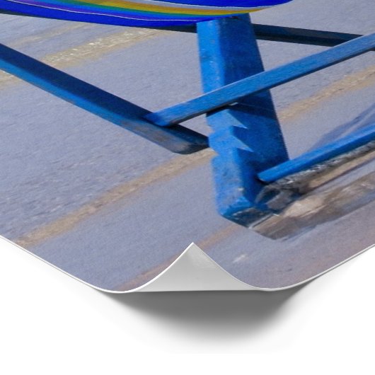 ビーチ椅子 ポスター (角)