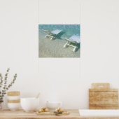 ビーチ椅子 ポスター (キッチン)