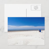 ビーチ椅子 ポストカード (正面/裏面)