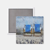 ビーチ椅子 マグネット (正面/裏面)