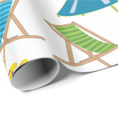 ビーチ椅子 ラッピングペーパー (ロールコーナー)
