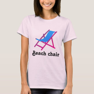 ビーチ椅子Tシャツ Tシャツ