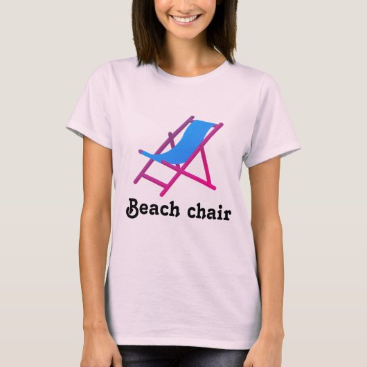 ビーチ椅子Tシャツ Tシャツ (正面)