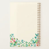 ビーチ植物フローラビーチサンダル プランナー手帳 (裏面)