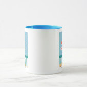 ビーチ標識ポスト マグカップ (中央)