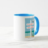 ビーチ標識ポスト マグカップ (正面右)