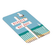 ビーチ標識ポスト マグネット (右側)