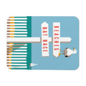 ビーチ標識ポスト マグネット (横)