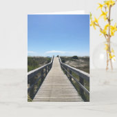 ビーチ橋 カード (黄色い花)