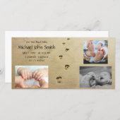 ビーチ機器シンボルベビーの発表 案内状 (正面/裏面)