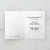 ビーチ機器シンボル悔やみや弔慰 カード (内部)