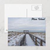 ビーチ歩道 ポストカード (正面/裏面)