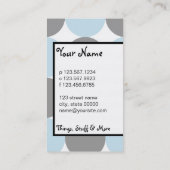 ビーチ毛布 名刺 (裏面)