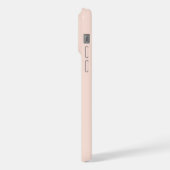 ビーチ気分を満喫する猫の幸せな雰囲気 iPhoneケース (左側面)